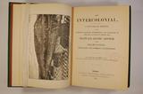 Livre (The Intercolonial : a historical sketch of the inception, location, construction and completion of the line of railway uniting the Inland and Atlantic Provinces of the Dominion with maps and numerous illustrations). Page de titre et frontispice