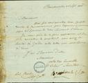 Document (Lettre de Boucherville au colonel François Baby)