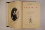Livre (Oeuvres de Champlain (Volume I)). Page de titre et frontispice