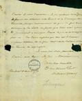 Document (Lettre de William Grant à de Lavaltrie)