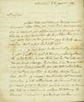 Document (Lettre de Hertel de Rouville à J. Perrault)