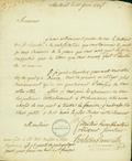 Document (Lettre de Hertel de Rouville à Perrault)