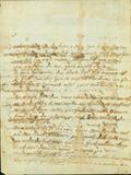 Document (Lettre de Mde de La Ronde au chevalier D'Aillebout)