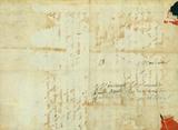 Document (Lettre de Mde de La Ronde au chevalier D'Aillebout)