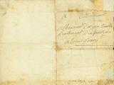 Document (Lettre de Dame de La Ronde-Bonaventure au chevalier d'Argenteuil)