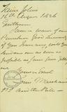 Document (Lettre de Louis Marchand à Robertson, Masson and Co)
