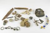 Collection d'objets du site archéologique de l'Île-aux-Tourtes