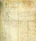 Document (Appointment of Antoine Foucher as a Barrister and Attorney)
