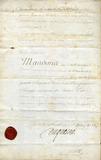 Document (Commission d¿enseigne de la milice à Pierre Guy)