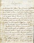 Document (Lettre de d'Argenteuil à son frère)