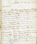 Document (Lettre de Charles de Léry à François Baby)