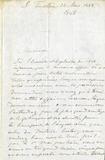 Lettre de l'Abbé G. O. Archambault à P. Moreau, page 1