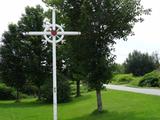 Croix de chemin sur la route Larochelle