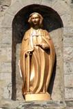 Statue religieuse (Saint Jacques le Majeur). Vue générale