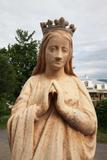 Statue religieuse (Vierge Marie). Vue de détail