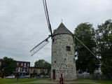 Moulin à vent de Pointe-aux-Trembles. Vue de détail, Vue d'angle