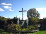 Calvaire du cimetière de Sainte-Brigitte-de-Laval. Vue avant