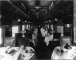 Voiture-restaurant du chemin de fer Intercolonial, vers 1910 / photographie de Wm. Notman and Son