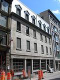 Maisons-magasins de l'Hôtel-Dieu. Vue avant
