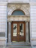 Édifice de la British-North-America-Bank. Détail. Vue avant