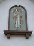 Villa de retraite spirituelle Notre-Dame-d'Orléans. Décor extérieur de la chapelle