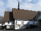 Villa de retraite spirituelle Notre-Dame-d'Orléans. Vue arrière de la chapelle