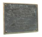 Plaque de Gabriel Rouleau. Vue avant