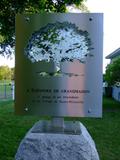Plaque d'Éléonore De Grandmaison