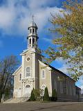 Église de Saint-Joseph-de-Kamouraska. Vue d'angle