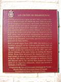 Plaque du Château Frontenac. Vue avant