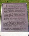Plaque du marquis de Dufferin. Vue avant