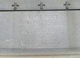 Plaque de Jeanne Mance. Vue avant