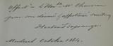 Livre (Extrait du catalogue de la bibliothèque d'un amateur: ouvrages sur l'Amérique). Signature de Hector Bossange
