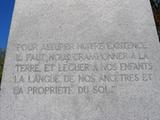 Plaque du monument de Sir George-Étienne Cartier. Vue avant