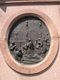 Sculpture (Le Cardinal Taschereau en adoration devant le Saint-Sacrement). Vue avant