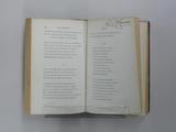 Livre (Les symphonies). Intérieur de l'imprimé avec signature