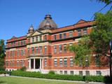 McKenzie Memorial Building de l'ancien hôpital Jeffery-Hale. Vue avant