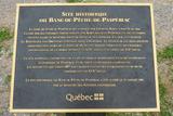 Plaque du site historique du Banc-de-Pêche-de-Paspébiac