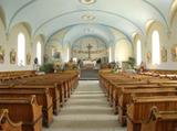Église de Saint-Edmond. Vue intérieure