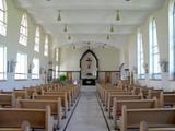 Chapelle du couvent de la Fédération des Augustines de la Miséricorde de Jésus. Vue intérieure