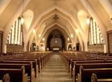 Église de Saint-Pascal-Baylon. Vue intérieure