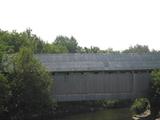 Pont couvert Drouin. Vue latérale