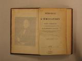 Livre (Mémorial de l'éducation du Bas-Canada : étant un exposé des principaux faits qui ont eu lieu relativement à l'éducation, depuis 1615 jusqu'à 1865, inclusivement). Page de titre