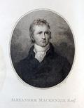 Livre (Voyages from Montreal, on the river St. Laurence, through the continent of North America, to the Frozen and Pacific oceans, in the years 1789 and 1793 : with a preliminary account of the rise, progress, and present state of the fur trade of that country). Frontispice