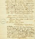 Document (Testament olographe du chevalier d'Aillebout d'Argenteuil)