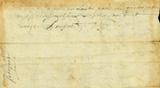 Document (Ordre de François Dollier à Monsieur de Lavaltrie de payer à Monsieur Pagnet en pelleteries ou argent 86 livres 13 sols pour les meubles achetés de la succession de Jeanne Mance et à l'acquit de la dette de la succession envers Monsieur Pagnet)