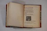 Livre (Relation du voyage entrepris par feu M. Robert Cavelier, Sieur de la Salle, pour découvrir dans le golfe du Mexique l'embouchure du fleuve de Missisipy). Page de titre