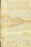 Document (Accord entre Jacques Perrault et les héritiers de Jacques Perrault et de sa femme Charlotte Boucher de Boucherville)