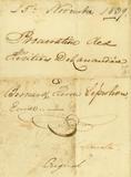 Document (Procuration de Barthélémy Joliette, tuteur des héritiers mineurs et autres de Marie Suzanne Antoinette Marganne de Lavaltrie, à Bernard Henri Leprohon, pour recouvrer ce qu'il pourra des biens de François Josué de Lacorne, vendus en France comme "biens nationaux")