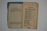 Livre (Questions sur la grammaire de l'Académie à l'usage des élèves de la congrégation de Notre-Dame). Signature